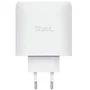 Trust Maxo Cargador GaN 65W 2xUSB-C Blanco con Cable USB-C de 2m